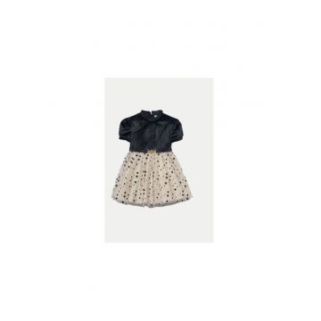 Rochie fete -  304985058 - Poliester - Negru