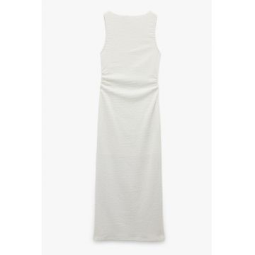 Rochie slim fit drapara slim fit fara maneci