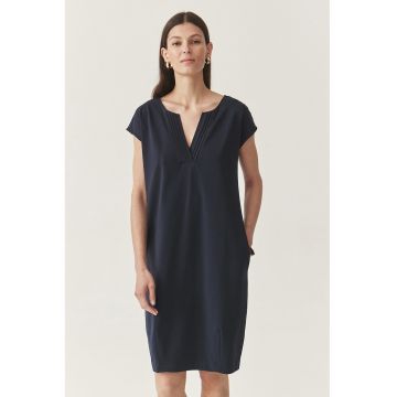 Rochie cu guler tunica si buzunare