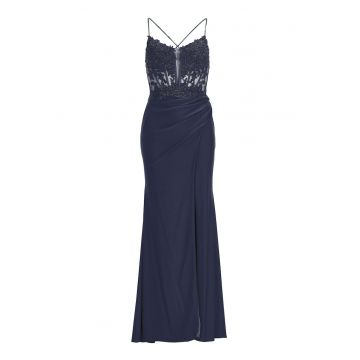 Rochie dama  5AI058HK - Poliester - Bleumarin