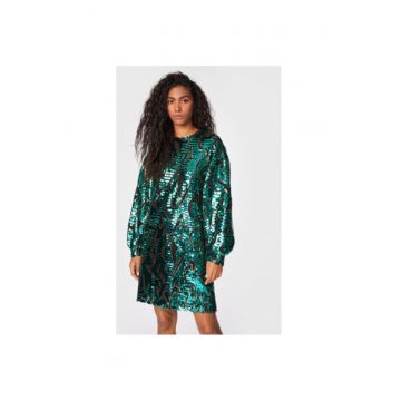 Rochie dama  CVA22018VE - Poliester - 40 EU - Verde