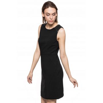 Rochie de dama -  etui - slim fit - neagra - 42