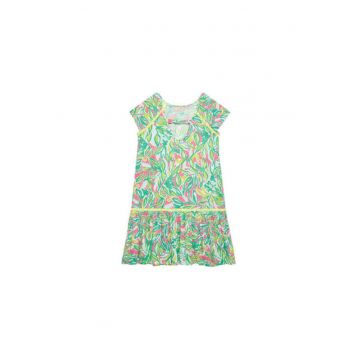 Rochie de vara fete  4UIACV03G - Viscoza - 160 CM - Multicolor