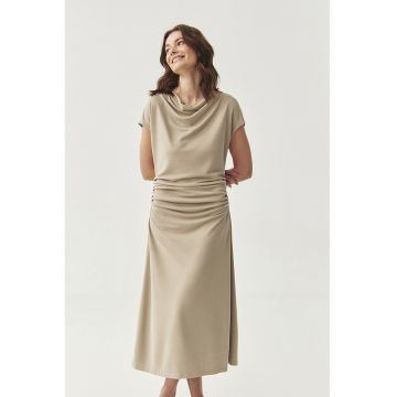 Rochie din amestec de modal cu fronseuri