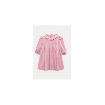 Rochie eleganta 5523 Roz Regular Fit - Poliester - 6 ani