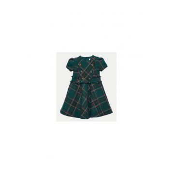 Rochie eleganta 5525 Verde Regular Fit - Poliester - 7 ani