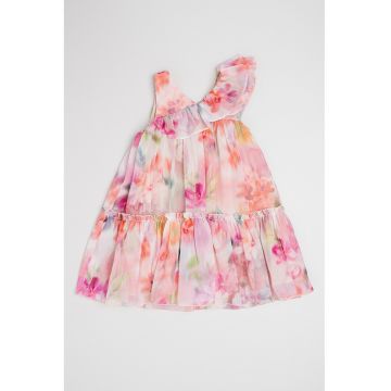 Rochie evazata cu imprimeu floral