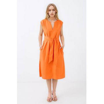 Rochie lejera cu buzunare laterale