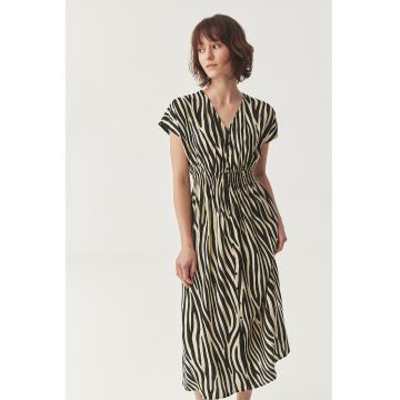 Rochie midi cu animal print