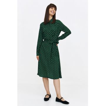 Rochie midi cu model geometric