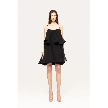 Rochie midi cu volane
