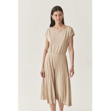 Rochie midi din amestec de modal