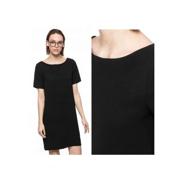 Rochie -  O-Shape - neagra - 100% poliester - marime