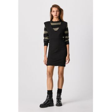 Rochie scurta cambrata cu decolteu in V