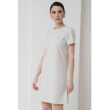 Rochie-tricou cu decolteu rotund