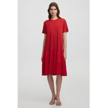 Rochie-tricou stratificata