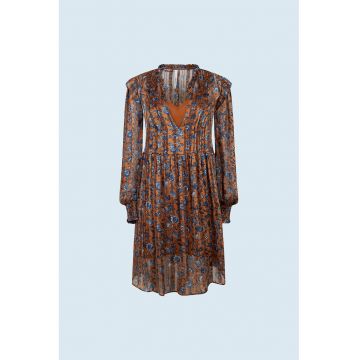 Rochie-tunica cu model floral