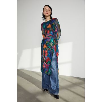 Medicine rochie midi, mulata