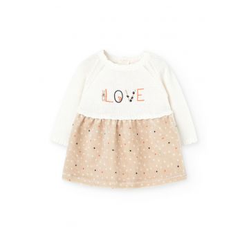 Rochie 2-in-1 cu maneci raglan