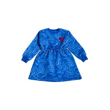 Rochie cu model - croiala A si talie ajustabila