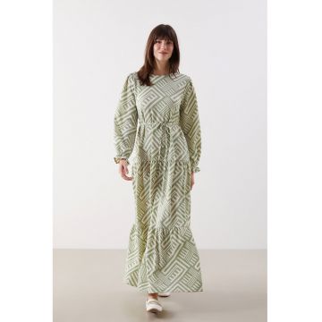 Rochie cu model grafic pentru gravide