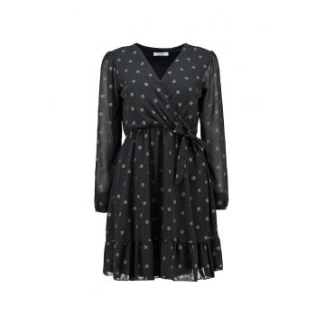 Rochie cu model si decolteu in V