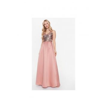 Rochie Dama -  302932559 - Poliester - Elastan - L INTL - Roz