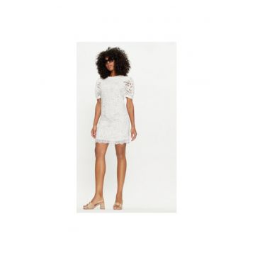 Rochie Dama -  303614188 - Poliester - Alb