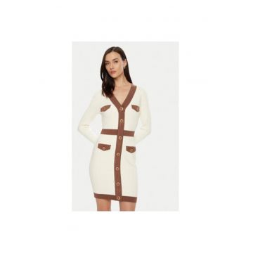 Rochie dama -  304449031 - Viscoza/Poliamida - Alb