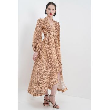 Rochie de in cu animal print