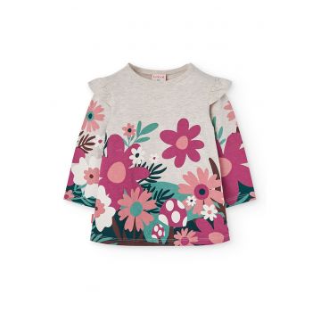 Rochie din bumbac cu model floral