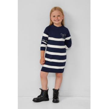 Rochie din tricot cu dungi