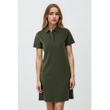 Rochie dreapta scurta din amestec de bumbac