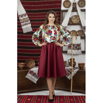 Rochie eleganta Bujori
