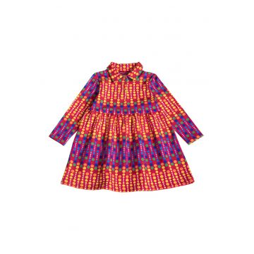 Rochie evazata cu buline