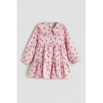 Rochie evazata cu guler Peter Pan