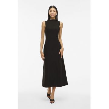 Rochie fara maneci cu croiala in A