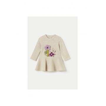 Rochie fete -  304324437 - Poliester/Bumbac - Bej