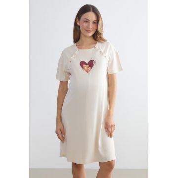 Rochie lejera cu maneci scurte