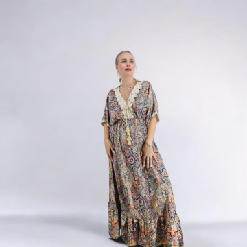 Rochie lunga satinata Sephora ( diferite culori )