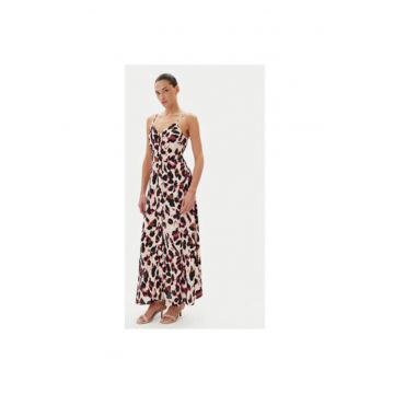 Rochie maxi cu decolteu in V