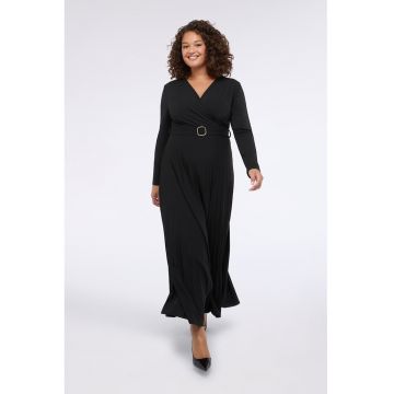 Rochie maxi cu pliuri