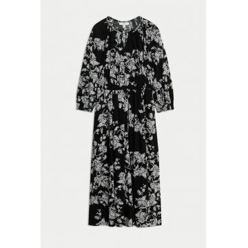 Rochie midi cu imprimeu floral