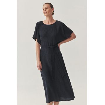 Rochie midi cu model texturat