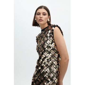 Rochie midi cu paiete