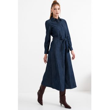 Rochie midi de denim