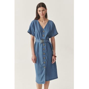 Rochie midi din lyocell