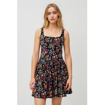 Rochie mini cu imprimeu floral