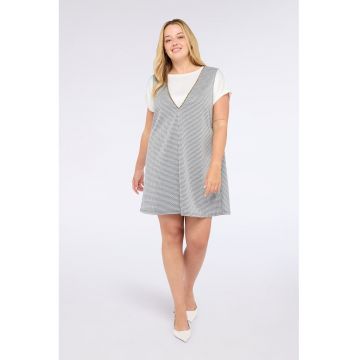 Rochie mini cu model si decolteu in V