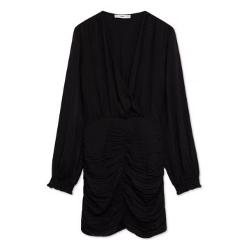 Rochie pentru femei  Athenea - negru - poliester - volane - stil de viata -